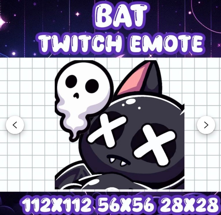 Bat RIP Emote