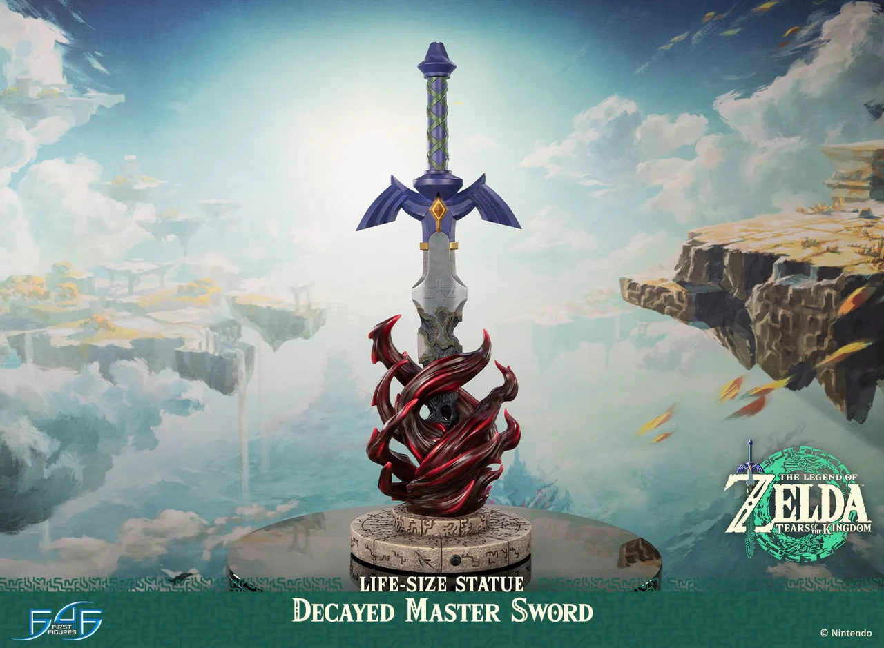 The Legend of Zelda™: Tears of the Kingdom Decayed Master Sword Life-Size Statue
