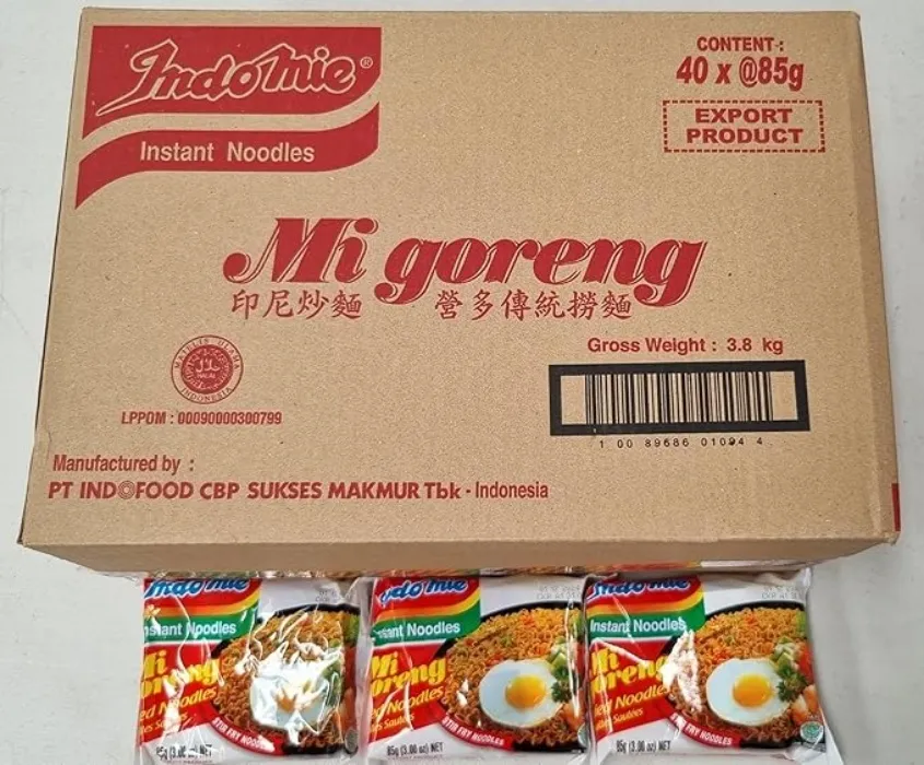 Indomie Mi Goreng Instant Stir Fry Noodles, Halal Certified, Original Flavor (Pack of 40) : Amazon.com.au: Grocery