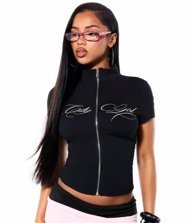 SUMWON | City Girl Zip-up Top