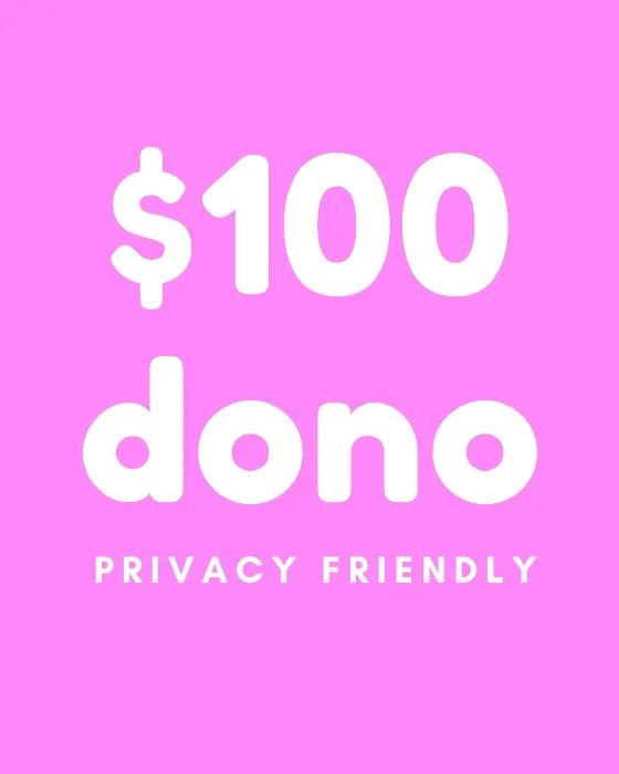 $100 DONATION