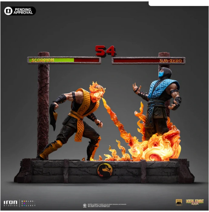 Statue Scorpion Fatality - Mortal Kombat - Deluxe Art Scale 1/10 - Iron Studios | Oficial
