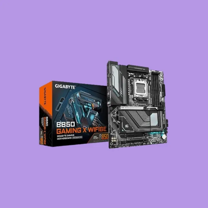 GIGABYTE B850 Gaming X WIFI6E AMD AM5 ATX Motherboard, Support AMD Ryzen 9000/8000/7000 Series, DDR5, 12+2+2 Power Phase, 3X M.2, PCIe 5.0, USB-C, WIFI6E, 2.5GbE LAN, EZ-Latch, 5-Year Warranty - ATX - B850|G|M.2 x3|WIFI6E