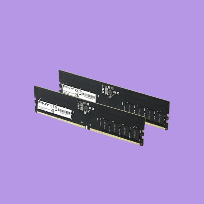 PNY DDR5 32GB (2x16GB) 5600MHz CL46 Performance Desktop Memory Kit | Not Intel 15th Gen Compatible - PC5-44800, CL46, 1.1V, 288-Pin, RAM, Compatible: 5200MHz, 4800MHz - MD32GK2D5560046-TB - 2x16GB