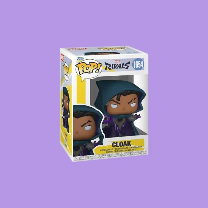 Funko POP! Games: Marvel Rivals - Cloak | Official Merch - Collectable Vinyl Figurine for Shelf Display - Birthday Gift Idea for Fans and Collectors