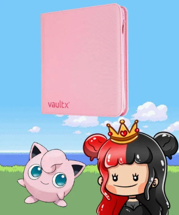 Vault X 12 Pocket Zip Trading Card Binder 480 Cards Exo-Tec (Pink)