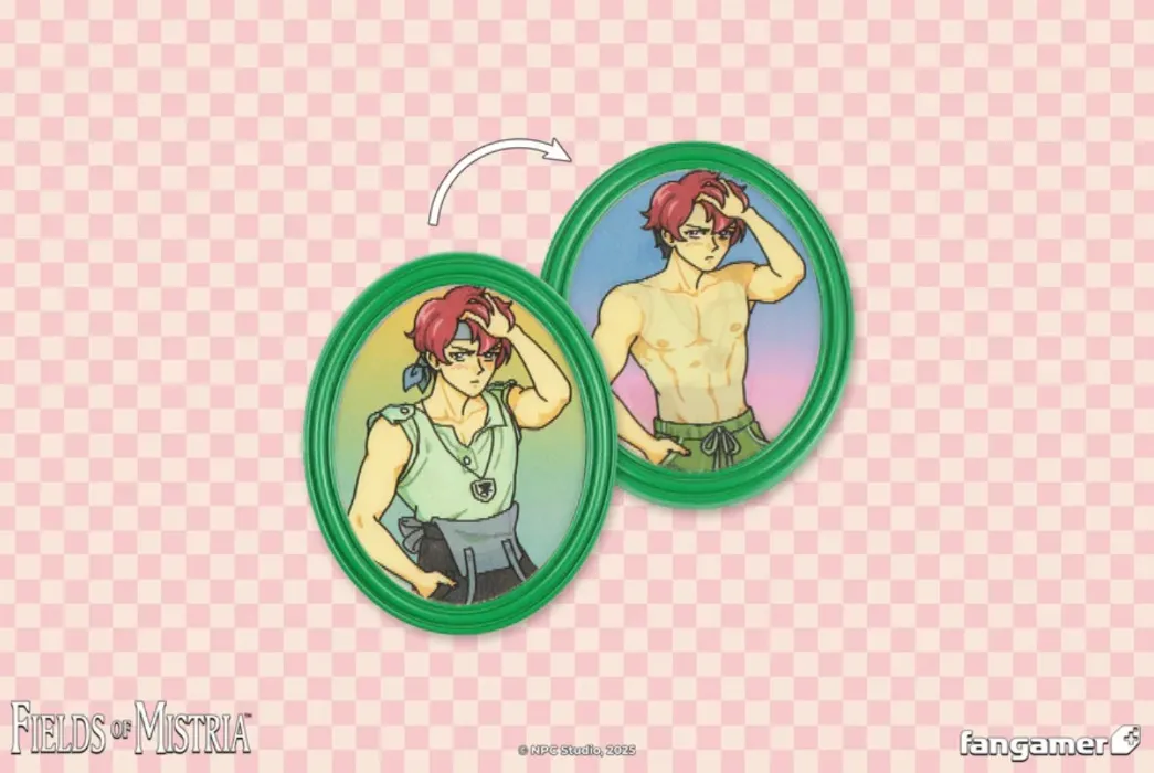 Fields of Mistria March Lenticular Pin