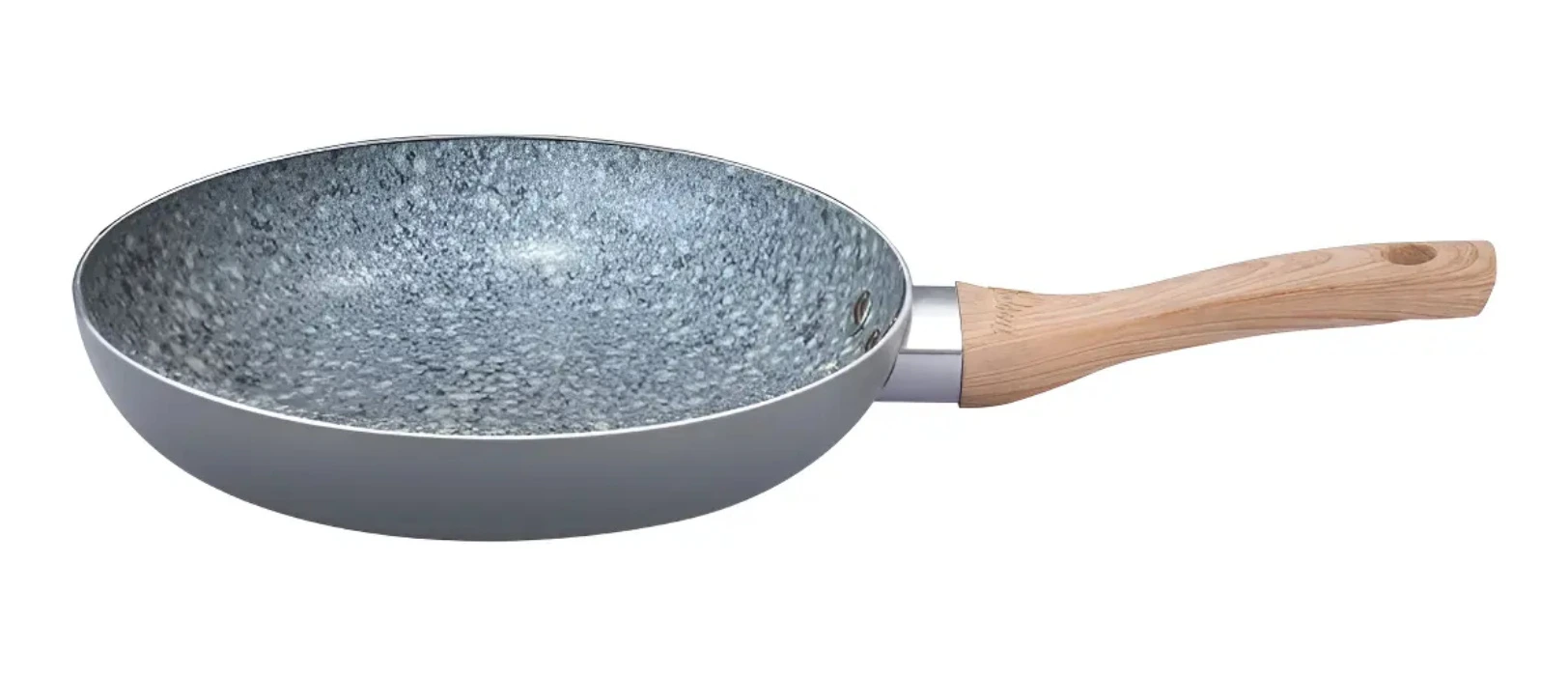 Sarten Antiadherente Hudson GRA21 22 Cm Granito Color Gris