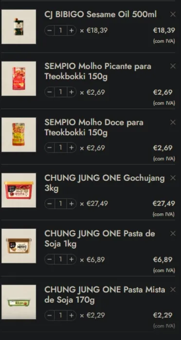 Lot's of Korean food for Patty