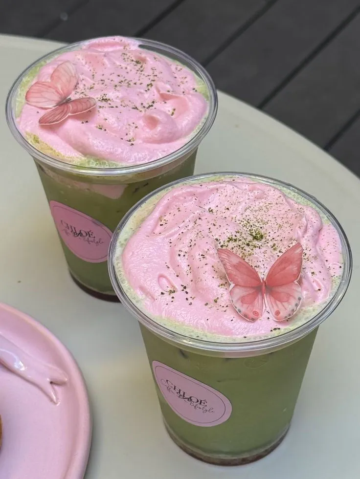 Strawberry matcha