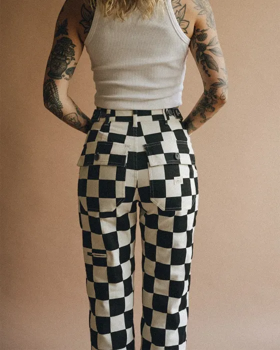 304 Service Fatigue Pants - Checkerboard