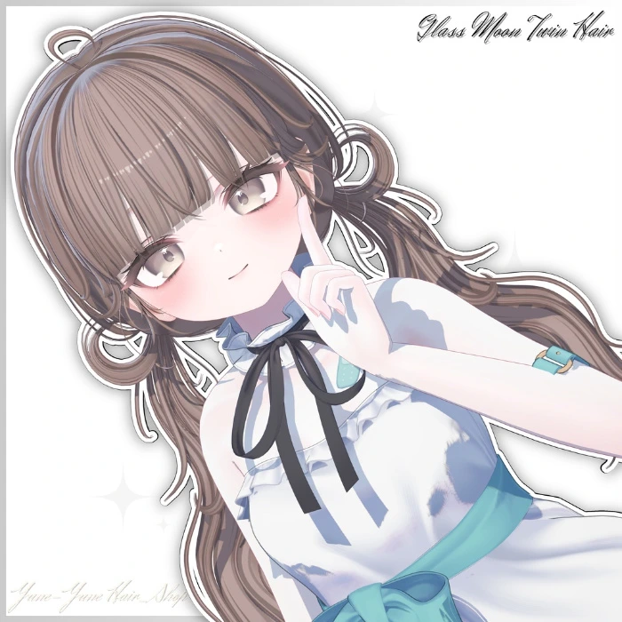 ★Glass Moon Twin Hair★