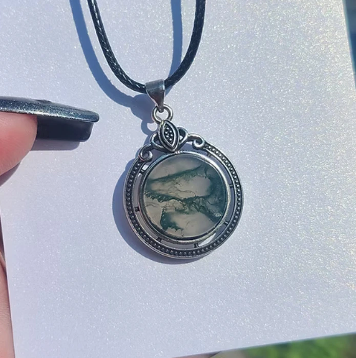Moss Agate Pendant
