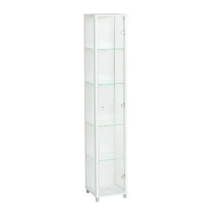 Vitrine 1 porte EVA blanc