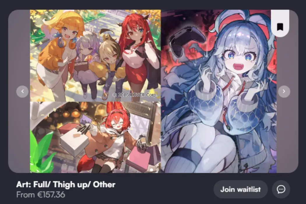 Illustration Goth KatChan full body