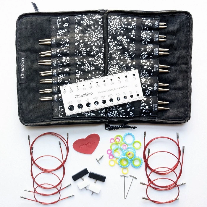 ChiaoGoo TWIST Lace Complete Interchangeable Circular Knitting Needle Set