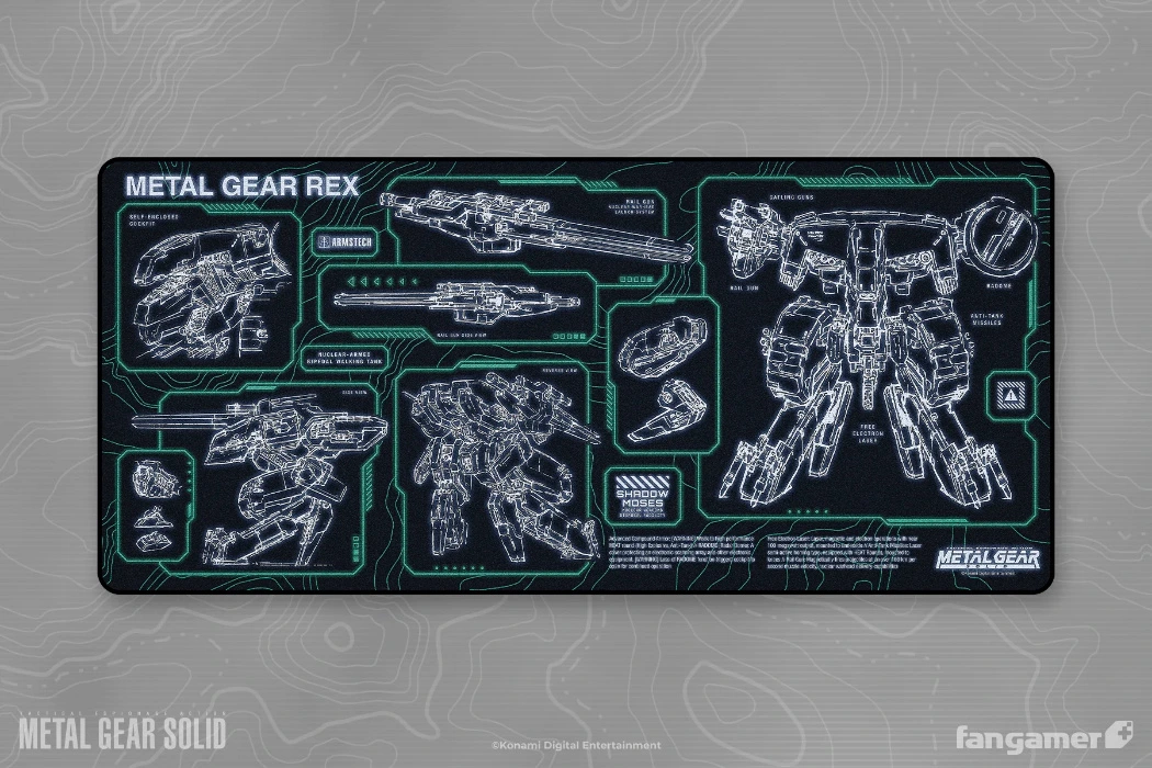 METAL GEAR SOLID Mechanized Desk Mat | Fangamer