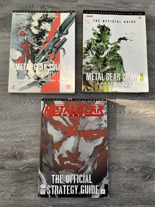 Metal Gear Solid 1-3 Official Strategy Guides (Piggyback)