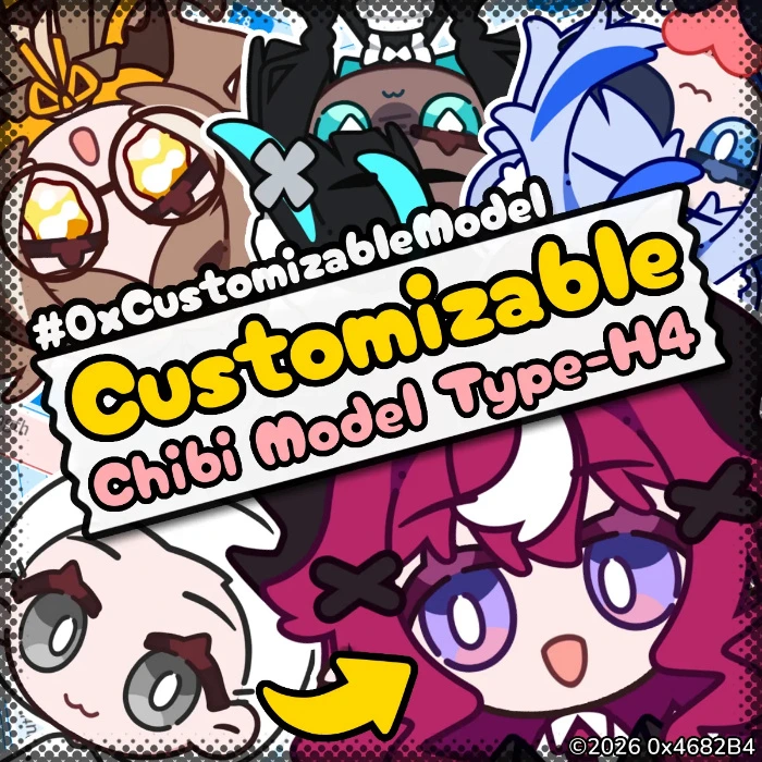 Customizable Chibi Model Type-H4