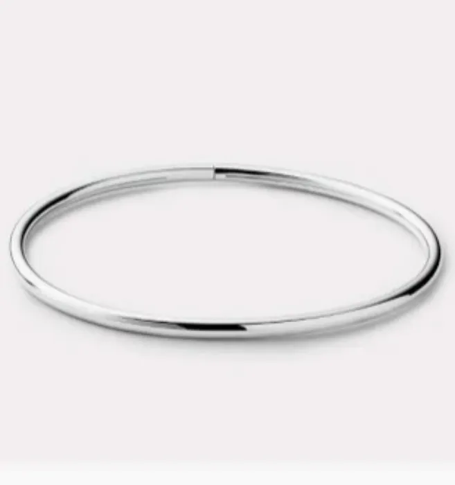 Silver Bangle Stack