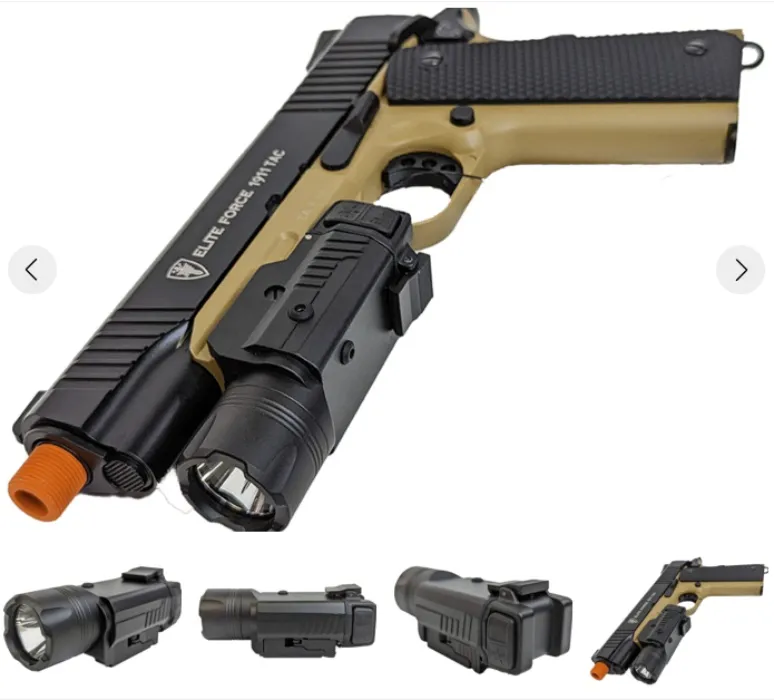  SUPERTAC pistol light with green laser and 500 lumen light