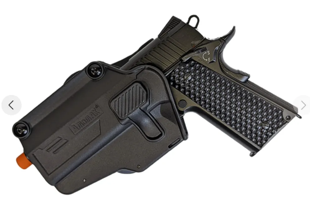 Amomax Multi-Fit Tactical Holster Left Hand Black