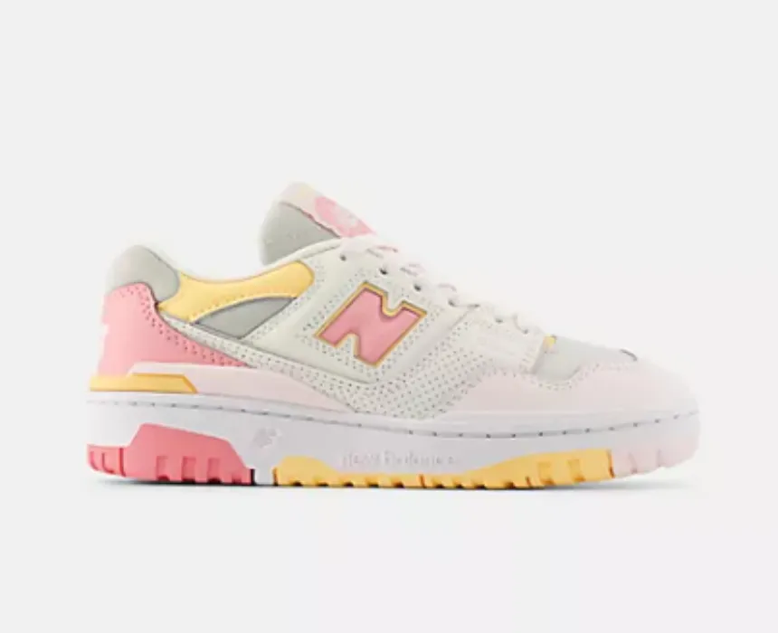 New Balance 550 Lace Pink & Yellow