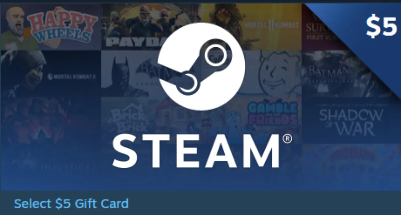 $5 Steam Wallet
