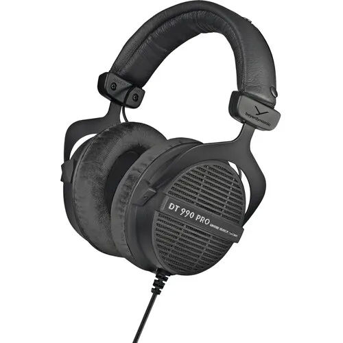 Beyerdynamic DT 990 PRO Over-Ear Open-Back Studio Headphones (Black Limited Edition)