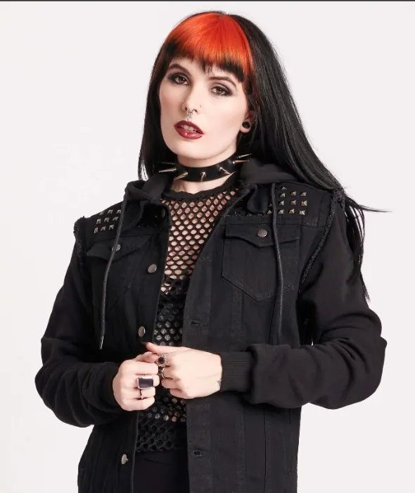 Studded Denim Jacket
