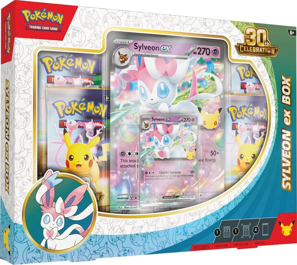 30th Celebration Sylveon ex Box - TCGplayer