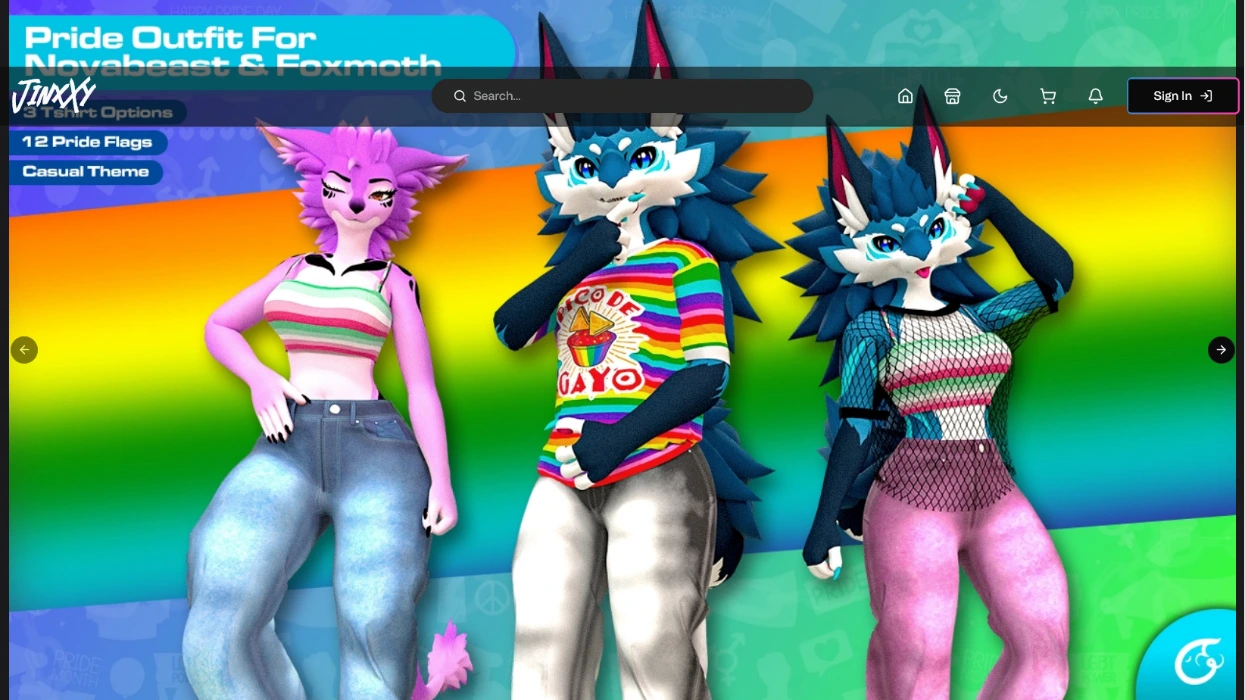 Fox Moth Pride Outfit