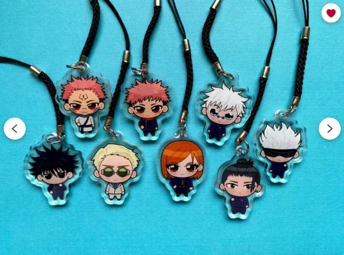 JJK Anime Chibi Acrylic Charms | Jujutsu Kaisen