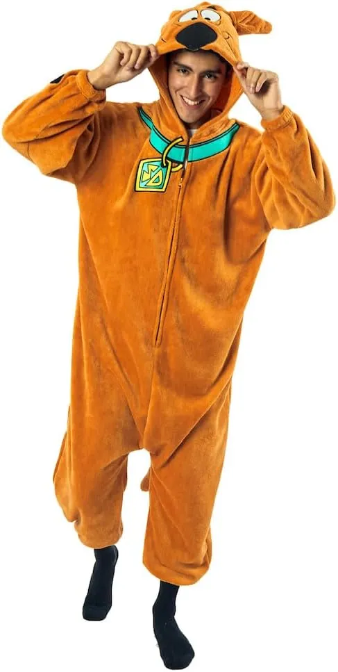Amazon.com: Bioworld Scooby Doo Adult Onesie Costume Kigurumi Union Suit With Hood-XXL : Clothing, Shoes & Jewelry