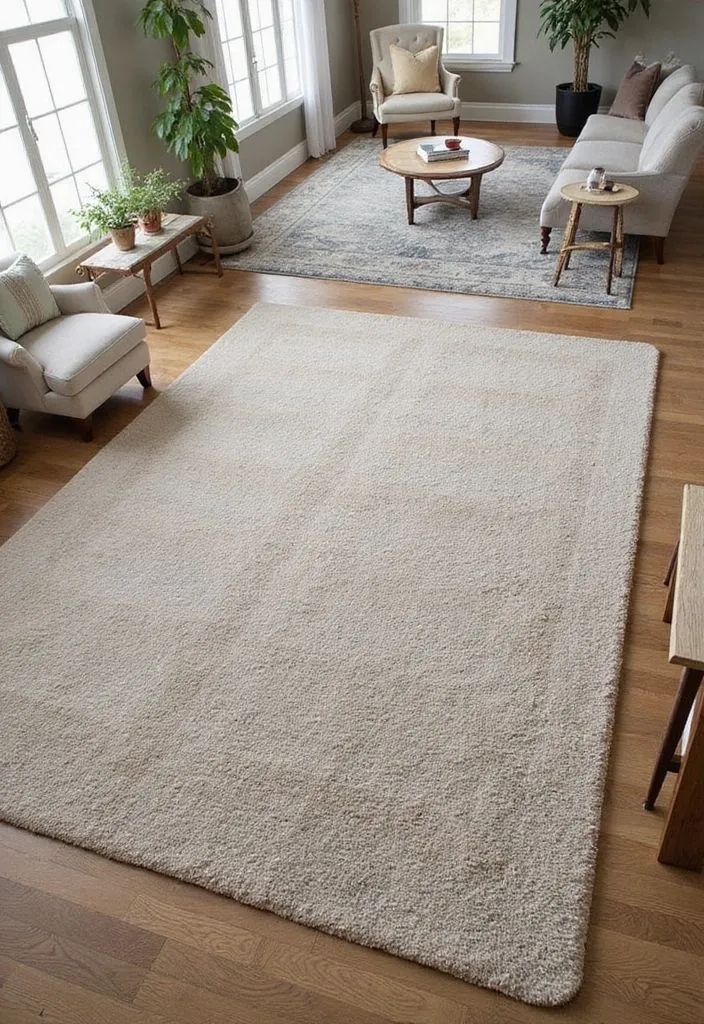 huge noice cancelling rug: IKEA STOENSE 200x300cm (beige)