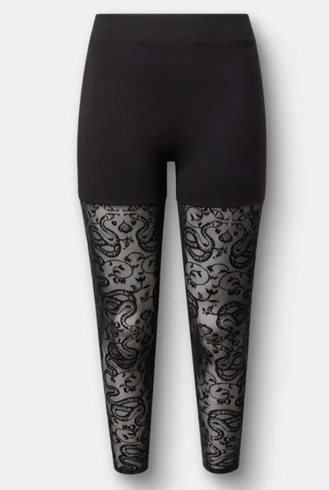 Mesh Snake Leggings
