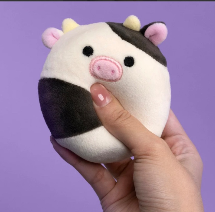 3” MallowMees Squishmallow Stress Ball - Cow