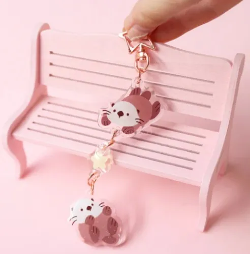 🦦 Dangling Lakko Acrylic Keychain