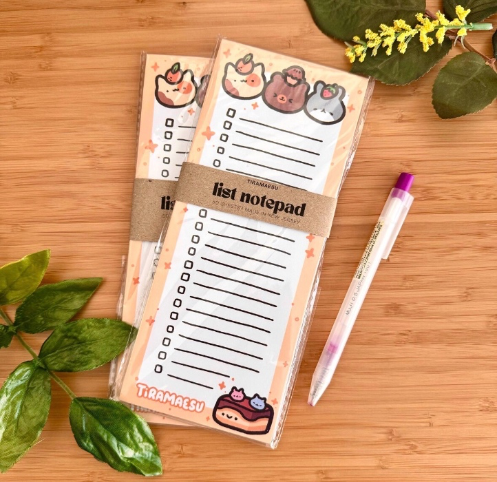 🐰 Animal Checklist Memopads - Set of 2