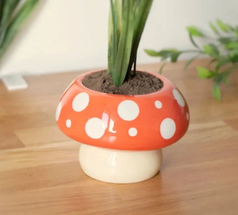 🍄 Mushroom Planter Pot