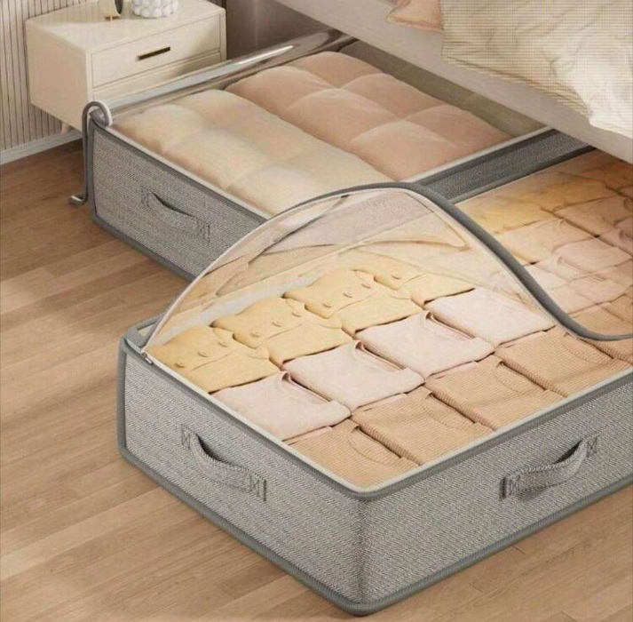 🛏️ Under Bed Storage Bins - 2 Pack