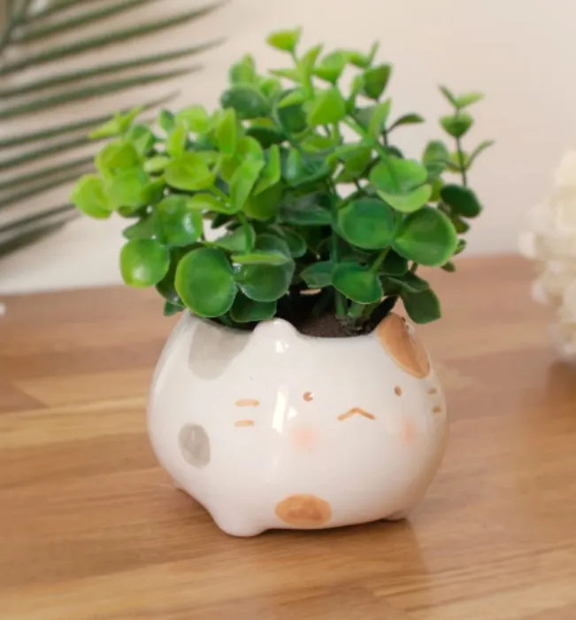😺 Calico Planter Pot