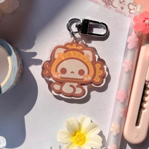 🐱 Cat Taiyaki Keychain