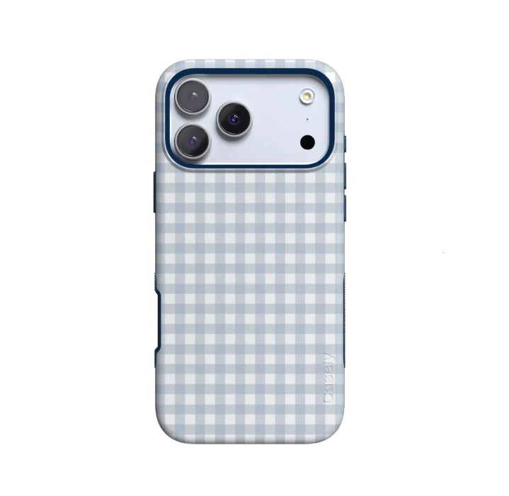 🎀 Pastel Picnic Blue Gingham Case - IPhone 18 Pro