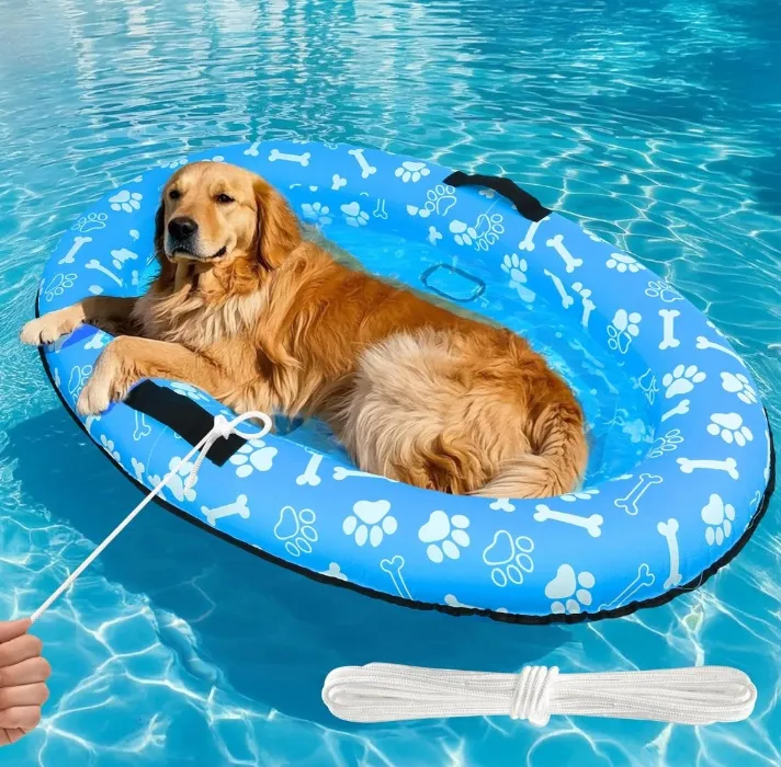 🌊 Pasara Large Dog Pool Float - 59"X35" 
