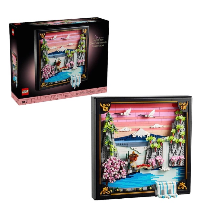 🌅 LEGO Japanese Cherry Blossom Landscape Set - 31218