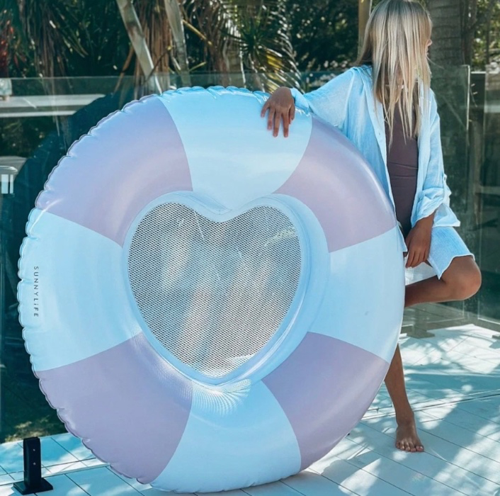 💕 Stole My Heart Pool Ring Pink - XL