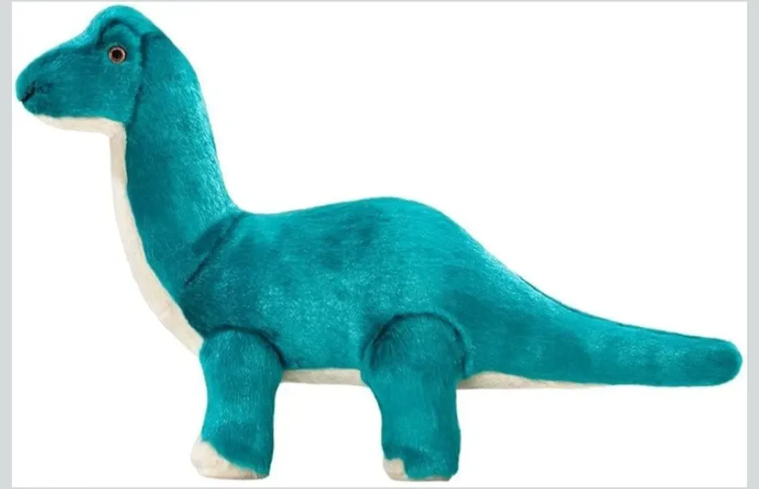 Fluff n Tuff brachiosaurus dog toy