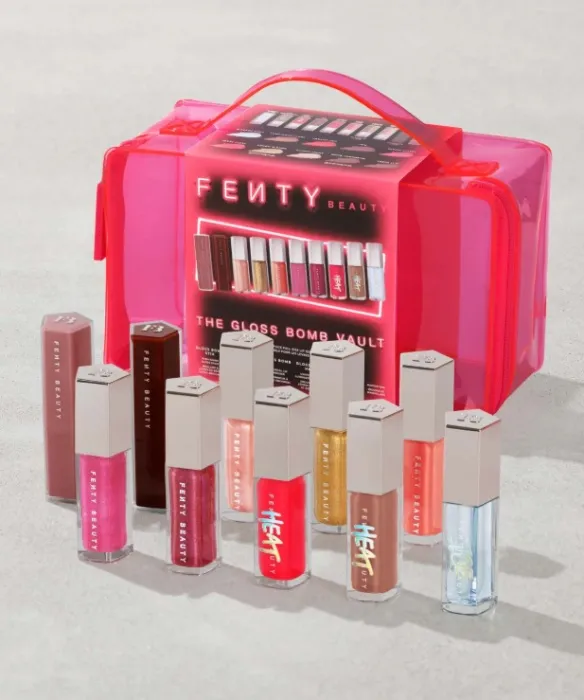 The Gloss Bomb Vault 10-Piece Full-Size Lip Set