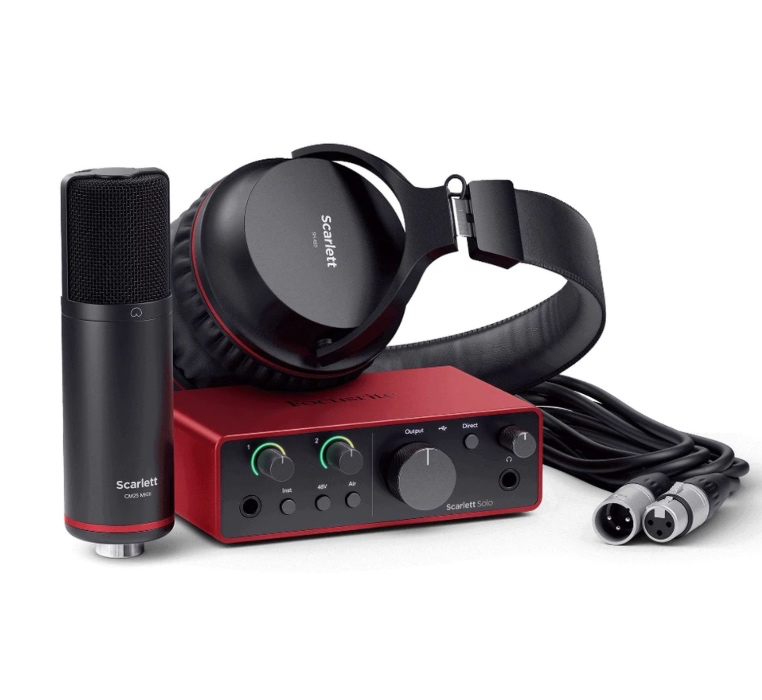 Recording Set Up (Focusrite Scarlett Solo / Scarlett Studio Pack)